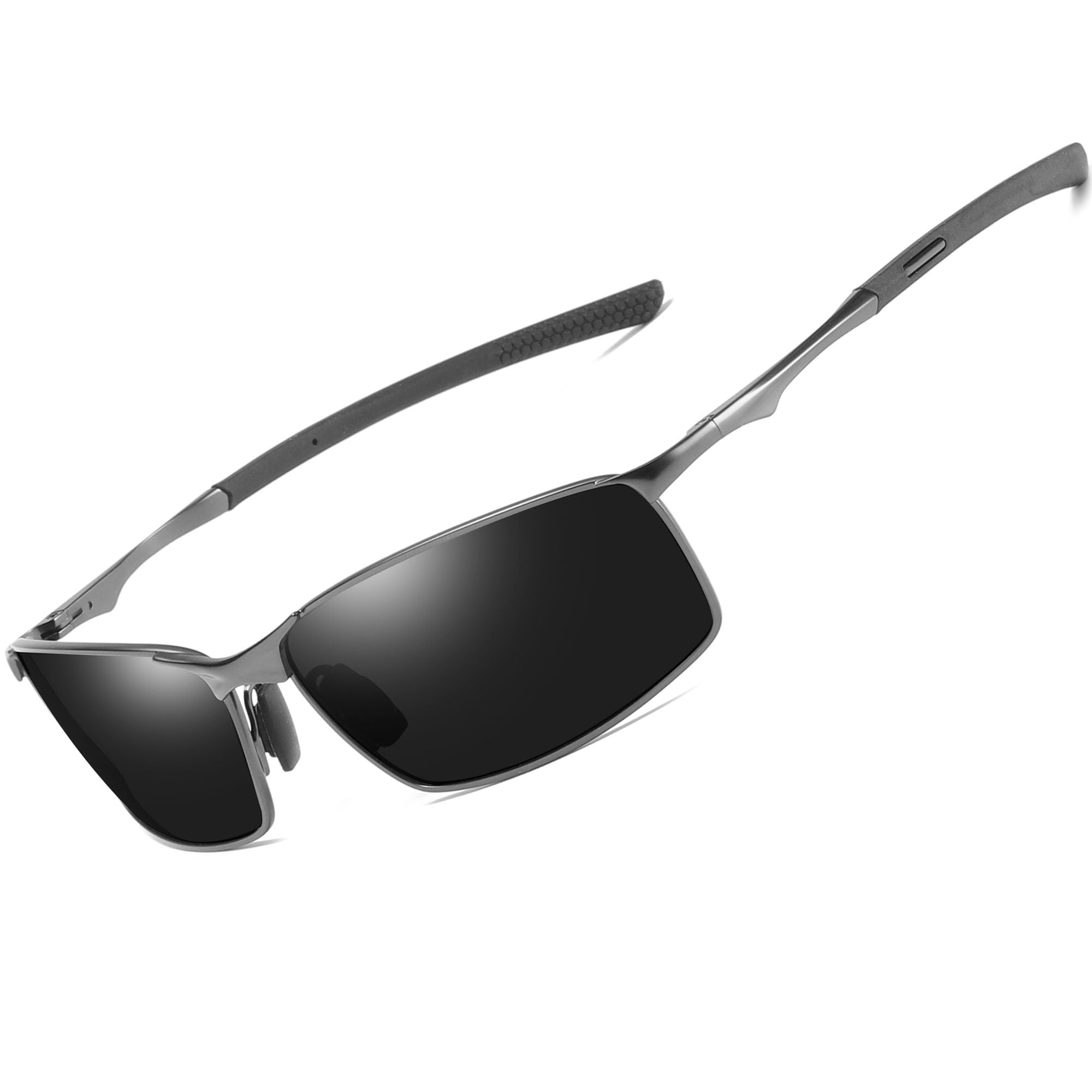 AORON Polarised Sunglasses Men's Outdoor Sports Protection Glasses UV Protection Driving Glasses, gray, One Size