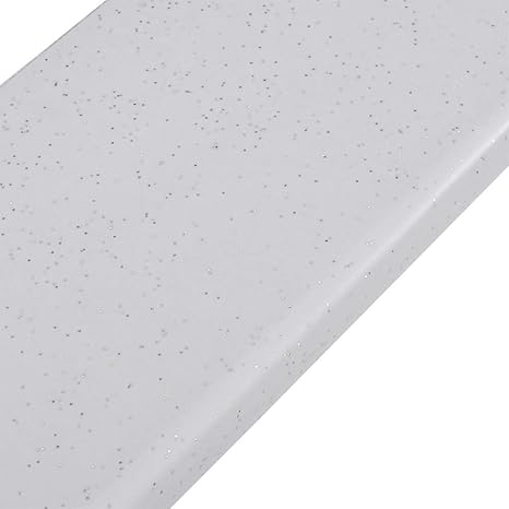 Panana Paldin White Sparkle Effect Laminate Kitchen Worktops