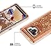 Coolden Galaxy Note 9 Case, Luxury Floating Glitter Case Sparkle Bling Quicksand Cover Clear Heavy Duty Bumper Dual Layer Anti-Drop PC Frame TPU Back for Samsung Galaxy Note 9, Rose Gold