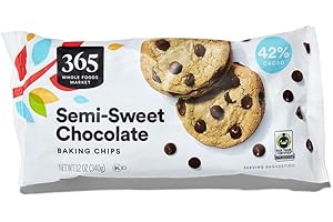 365 by Whole Foods Market, Semi-Sweet Chocolate Chips, 12 Ounce