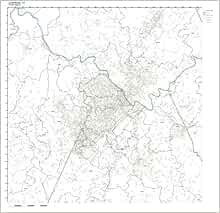 Lynchburg, VA ZIP Code Map Laminated: Amazon: Office Products