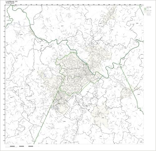 Lynchburg Va Zip Code Map Lynchburg, Va Zip Code Map Not Laminated: Amazon.com: Office Products