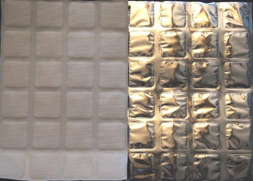 EXCLUSIVE 12 LIMITED EDITION SuperChilled Extra Large ThermaFreeze SILVER ICE Reusable Ice Pack Sheets -10 x 15 inch sheets (4 x 6 cells) - Reusable, Flexible - lasts longer than ice!