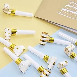 25pcs Party Blowers,Gilding Noisemakers Party