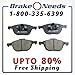 V-Trust Top Quality Ceramic Brake Pads-VTCRD1044-[FRONT Wheel]