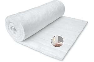 CEDOLIO 60" x24" x1" (Thick) Ceramic Fiber Blanket Fireproof Insulation Baffle Rated to 2400F, High-Temperature Resistance for Oven Stoves, Kilns, Forges