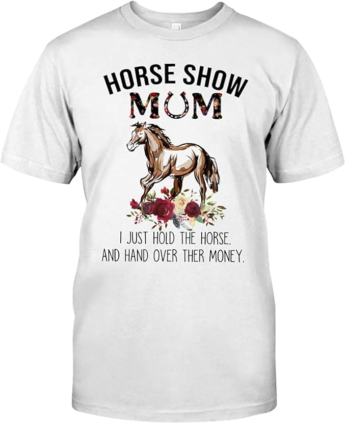 LeetGroupAU Horse Show mom TShirt Fashion