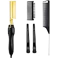 Hot Comb Professional Electric Straight Comb Electric Heating Comb Hair Straightener for Stylist and Salon at Home