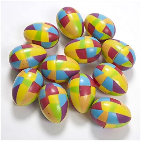 Stained Glass Plastic Easter Eggs