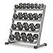 XMark Fitness 3' Four Tier Dumbbell Rack XM-3109.1