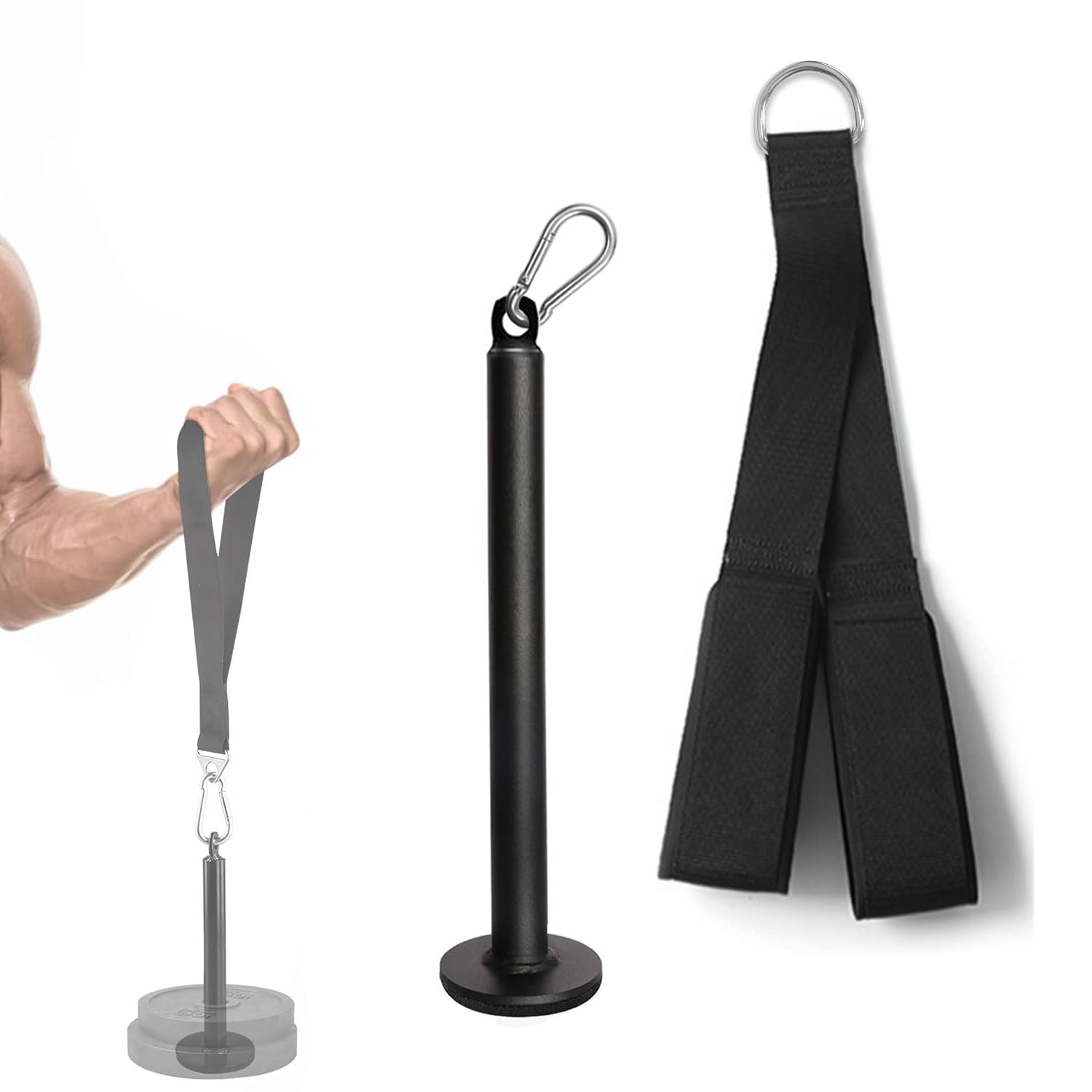 Favuit Forearm Wrist Roller Trainer, Forearm Strength Blaster Exerciser Arm Triceps and Biceps Trainer Hand Curl Exerciser Fitness Equipment for Arm Strength Training in Gym Home Outdoors etc