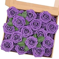 MACTING Artificial Flower Rose, 30pcs Real Touch