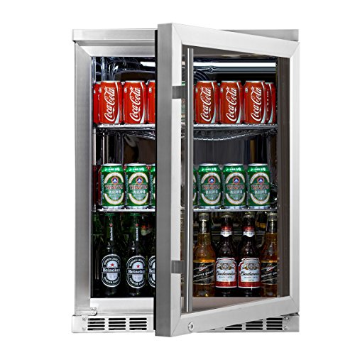 KingsBottle Under Counter Beverage Cooler 265 Pounds, 3 Door Beer