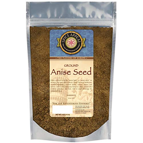 Spice Appeal Anise Seed Ground in resealable stay fresh pouch 4 oz