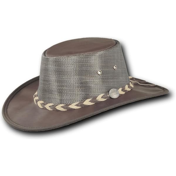 Barmah Hats Stonewash Kangaroo Leather Hat 1018HS / 1018IS
