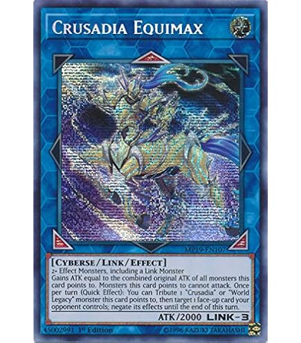 Amazon.com: Yu-Gi-Oh! - Crusadia Arboria - MP19-EN078 - Super Rare - 1st  Edition
