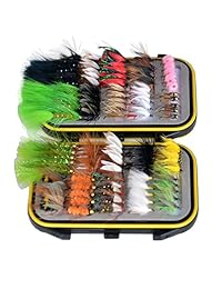 Caja de moscas impermeable para planeta al aire libre con señuelo de pesca seco   húmedo   Ninfa   Streamer