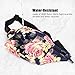 LOKASS Fanny Packs for Women Sport Waist Pack Floral Shoulder Bag with Adjustable Strap Large Capacity Perfect for Womens Running Hiking Cycling Jogging