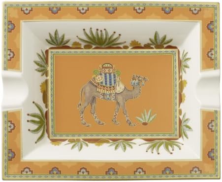 Villeroy & Boch 1047324090 Samarkand Ashtray, Mandarin