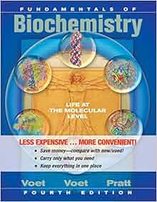 Amazon Com Fundamentals Of Biochemistry 4e Binder Ready