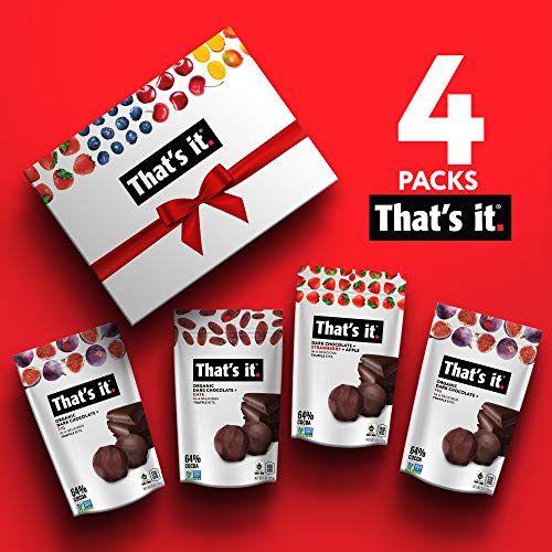 That's it. Dark Chocolate Gift Box Truffles 4 PACK | 100% Real All-Natural No Artificial Ingredients Healthy Snack Gluten Free Non-GMO Paleo Kosher No Preservatives. - Thumbnail 3