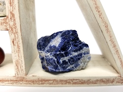 SAGITTARIUS Zodiac Crystal Healing Set / Tumbled Stones and Wooden Geometric triangle shelf in Gift Box / Astrology Sign Sagittarius Birth Stones - Thumbnail 4