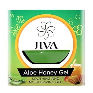 Jiva Aloe Honey Gel (100 gm) Moisturizes skin and removes dryness (Pack of 2)