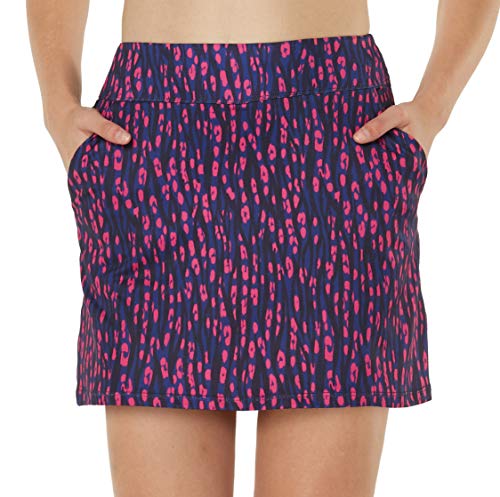 slimour Women Travel Skirt with Pockets Athletic Skirts Active Skirt with Shorts Hiking Skort Navy P 8