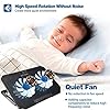 Tendak Laptop Cooling Pad, Laptop Cooler Cooling Pad, Laptop Cooling Bracket, with Two Turbo Fans, 2 USB Ports, 5…