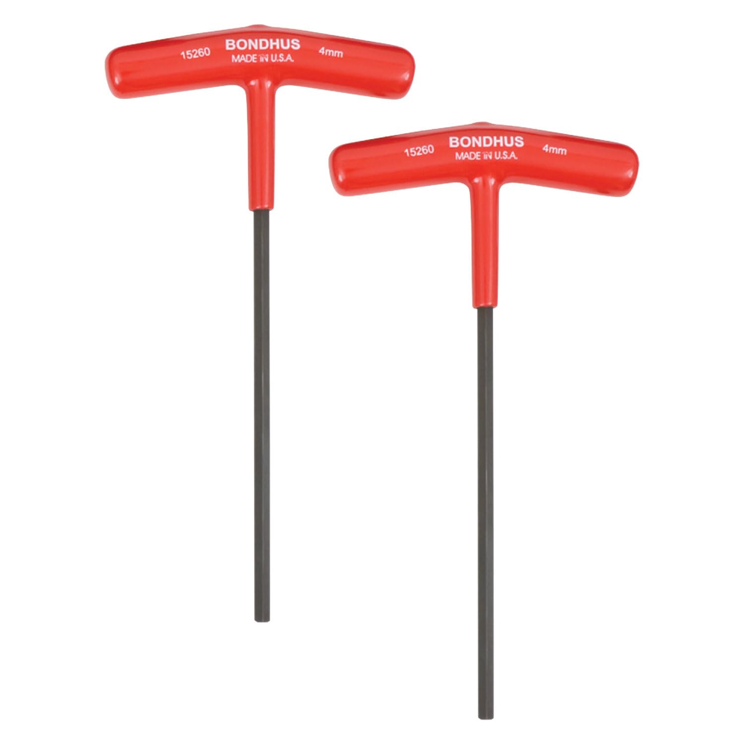 Bondhus, 4MM T-Handle HEX Driver 6", 4MM, 15260