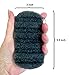 Charcoal Konjac Sponge Scrub For Acne, Bacne, Psoriasis, Bumpy Skin, Shaving Rash, Ingrown Hairs - 3pk Rectangular Charcoal Konjac Body Sponges - New Leaf Products