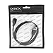 QIBOX Replacement Charging Cable Charger for Fitbit Surge Fitness Superwatch Watch Band Smart Watch Premium Quality One Year Warranty Charge (Black)