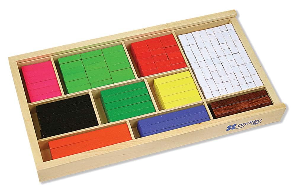 Andreu Toys 32.5 x 17.5 x 4 cm Fraction Bars Toy (308-Piece, Multi-Colour)