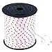 Coobey 300 Yards Curling Ribbon Heart Balloon Ribbons Roll Crimps Ribbon for Valentine's Day Party Festival, Balloon Gift Wrapping, Art Craft, 5mm (White)