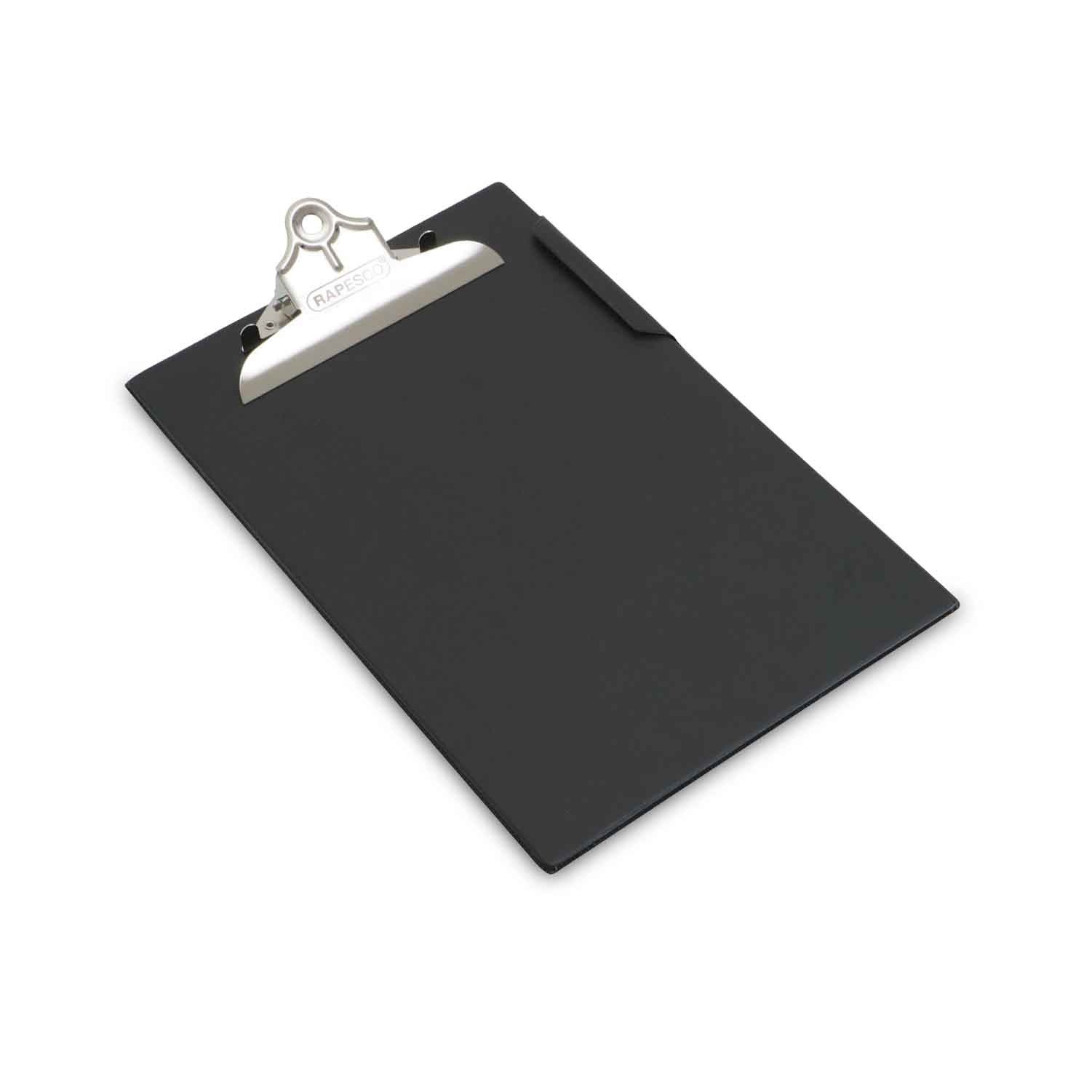 Rapesco CD1000B2 Heavy Duty PVC-Coated Clipboard, A4+, Black
