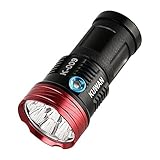 KUWAN® Super Bright 5000 Lumens 9x CREE T6 LED Flashlight Torch 3 Modes Waterproof for Outdoor Hiking Camping Hunting Powered by 4x 18650 Rechargeable Battery And Charger