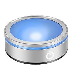 IFOLAINA LED Light Base Lighted Display Stand for