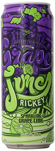 Arizona Lime Rickey, Grape, 23 Ounce (Pack Of 24) (613008736422)