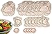 Set of 60 Clear Stretch-To-Fit Plastic Food Storage Cover Set, 3-Size Color-Coded Elastic Assorted Pack for Bowls, Plates, Dishes, Cans, Containers, and More, with15 Small, 24 Medium, and 21 Large