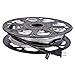 DELight 50ft RGBY 2 Wire LED Rope Light Indoor Outdoor Home Holiday Valentines Disco Restaurant Cafe Decoration
