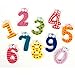 DSB Colorful Numbers Alphabets Wooden Fridge Magnets Kids Children Learning Teaching
