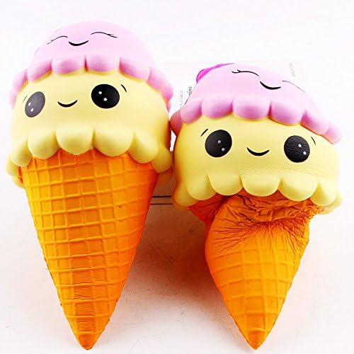 OLEEDA Ice cream Squishy toy Super Jumbo Scented Slow Rising Buns Stress Relief Funny Toys (22cm)