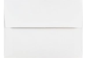 JAM PAPER A6 Invitation Envelopes - 4 3/4 x 6 1/2 - White - 50/Pack