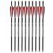 Carbon Crossbow Bolts 16 18 20 Inch Hunting Archery Arrows with 4