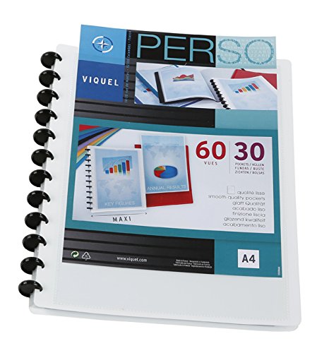 Viquel Polypropylene Maxi Geode Customisable Binding 60 Views White