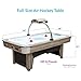 Harvil Beachcomber 7 Foot Indoor Air Hockey Table with Overhead Scorer, Leg Levelers, and 4 Pucks and 2 Pushers