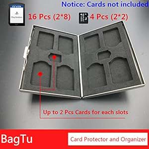 20 in 1 PS Vita Game & Memory Card Case Folio Holder with