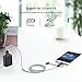 MFi Certified Multi Charger Cable, CableCreation 3 in 1 Lightning/Type C/Mirco USB Braided Data and Charging Cable for iPhone, iPad, Samsung, Google Android Cellphone, 4 Feet Black & White