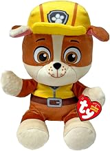 TY Rubble Paw Patrol Plush Toy 18 cm Soft Cuddly Beanie Babies Range view 1