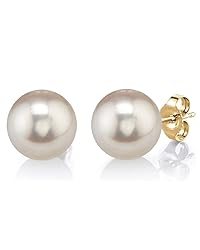 THE PEARL SOURCE Round White Freshwater Real Pearl